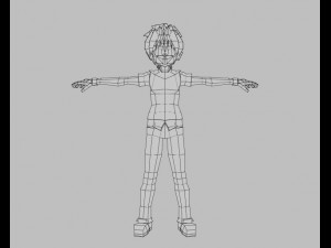 Anime base 3D 模型
