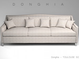 donghia toulouse sofa Modello 3D