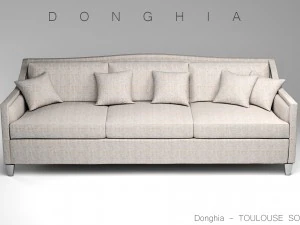 диван Donghia Тулуза 3D Модель