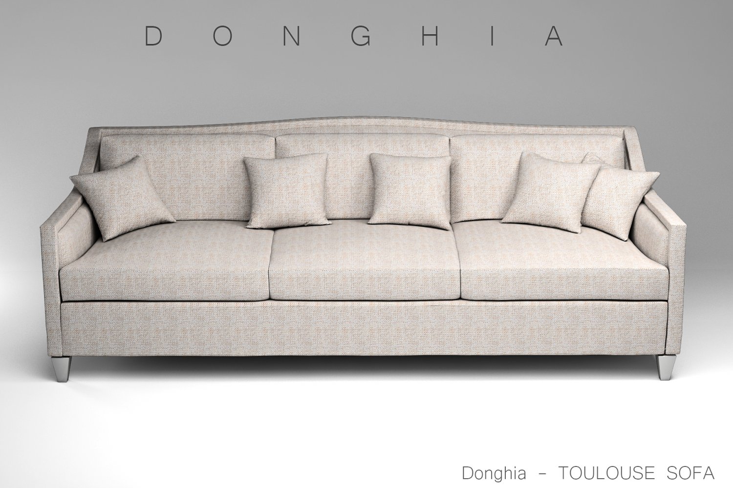 guapo guardarropa Rana donghia toulouse sofa Modelo 3D in Sofá 3DExport