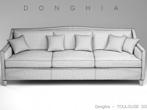 donghia toulouse sofa 3D Model