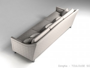 donghia toulouse sofa 3D Model