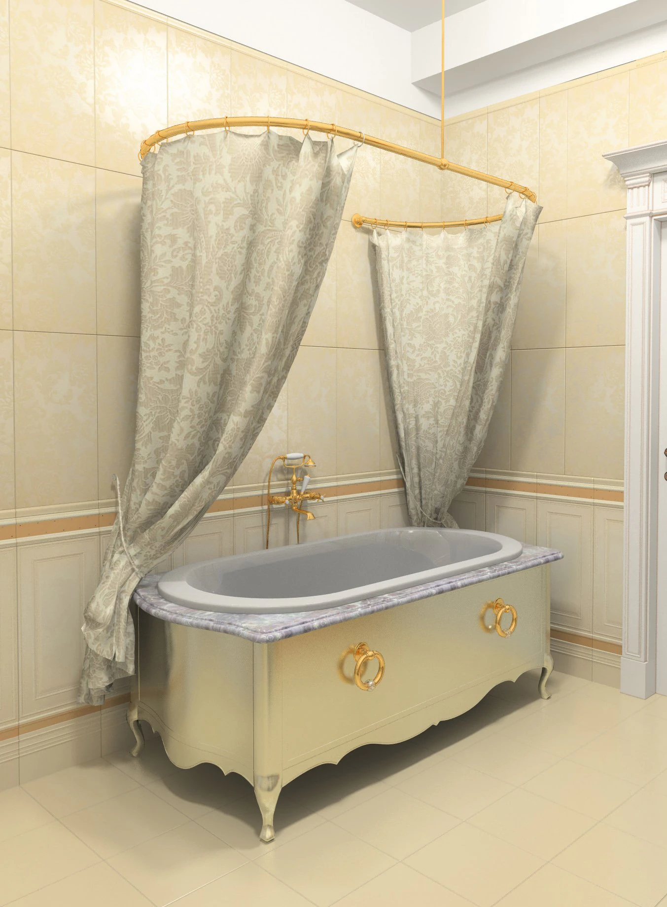 lineatre vasche 3D Model .c4d .max .obj .3ds .fbx .stl .blend 