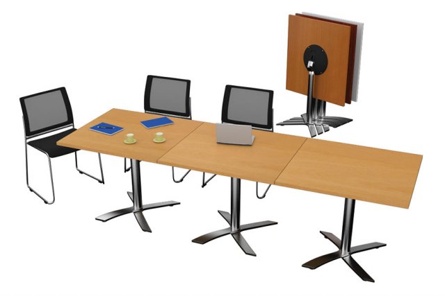 fliptop office table 3D Model .c4d .max .obj .3ds .fbx .stl .blend 