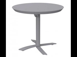 mesa de escrit&oacute;rio redonda fliptop Modelo 3D