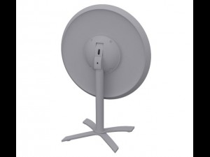 fliptop round office table 3D-Modell