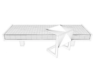 banco de carpas Modelo 3D