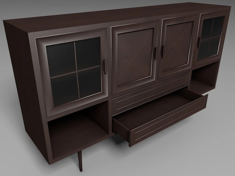 shelve1 3D Model .c4d .max .obj .3ds .fbx .stl .blend