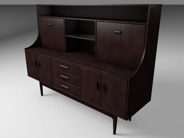 shelve3 3D Модель .c4d .max .obj .3ds .fbx .stl .blend 