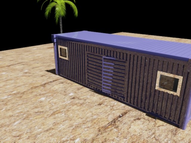 caravan shop Model 3D .c4d .max .obj .3ds .fbx .stl .blend 