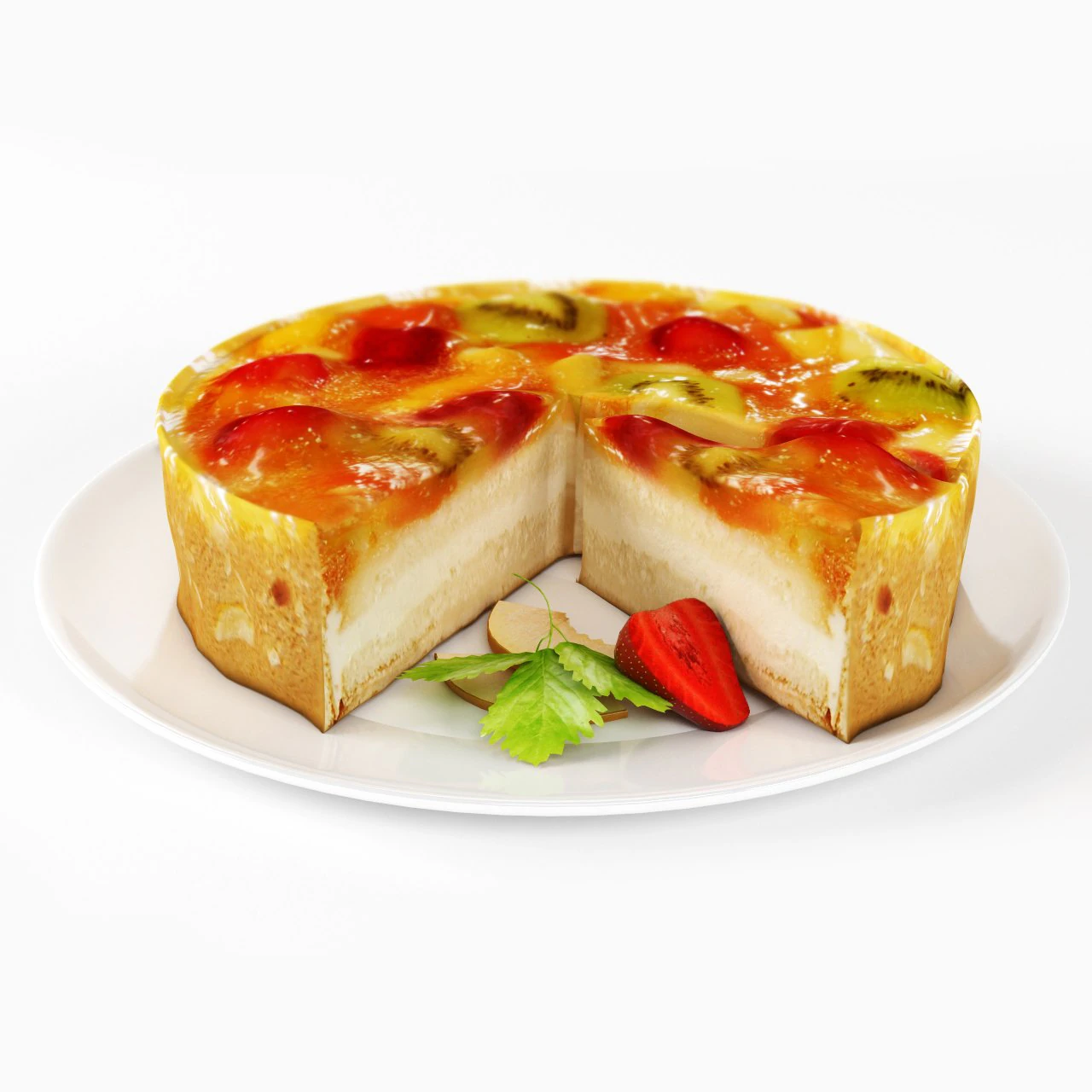 pie 3D Model .c4d .max .obj .3ds .fbx .stl .blend 