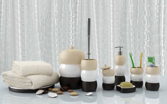 juego de accesorios de ba&ntilde;o sierra Modelo 3D .c4d .max .obj .3ds .fbx .stl .blend 