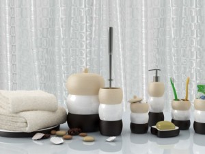 set of bathroom accessories sierra 3Dモデル