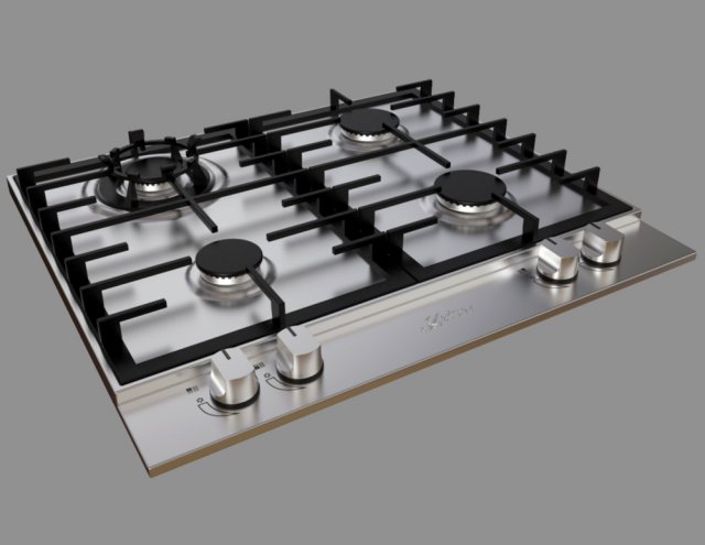hob kaiser kg 6350 turbo 3D 模型 .c4d .max .obj .3ds .fbx .stl .blend