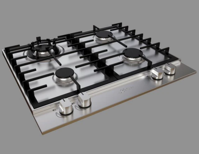 hob kaiser kg 6350 turbo 3D Model .c4d .max .obj .3ds .fbx .stl .blend 