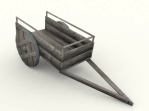 old cart 3D Model