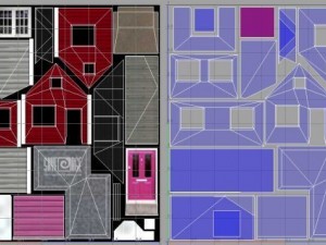 house 01 living house with garage 3D Модель