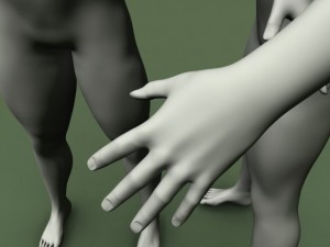 male human anatomy high poly 3D 모델