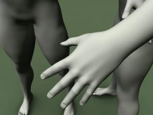male human anatomy high poly 3D Model