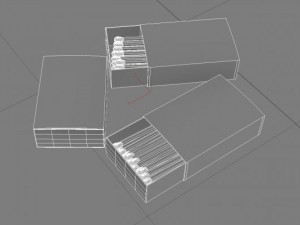 box of matches 3D Model