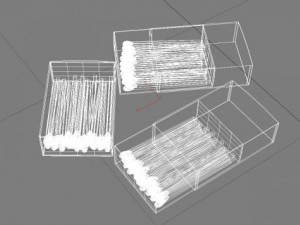 box of matches 3D Model