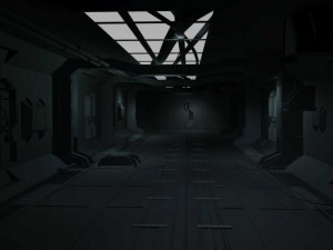 interior spaceship Modello 3D