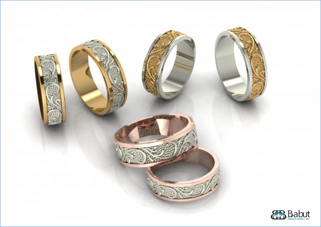 rings engagement 3d print model Model 3D .c4d .max .obj .3ds .fbx .stl .blend