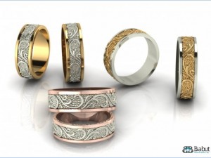 rings engagement 3d print model Model 3D