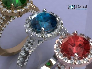 rings 3d print model Modelo 3D