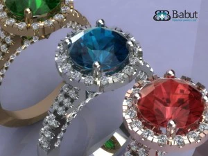 rings 3d print model 3D Model