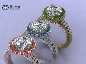 rings 3d print model 3D Model