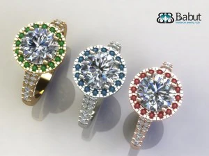 rings 3d print model 3D Model