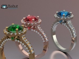 rings 3d print model Modelo 3D