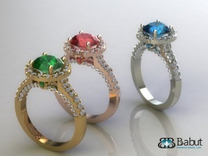 rings 3d print model Modelo 3D
