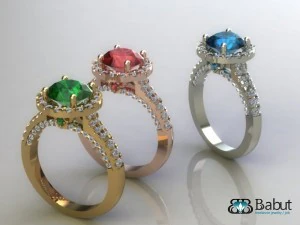 rings 3d print model 3D Model