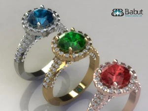 rings 3d print model 3D Model