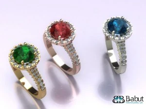 rings 3d print model 3D Model