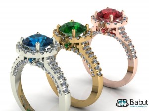 rings 3d print model Modelo 3D
