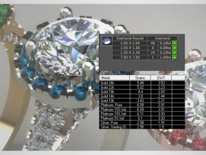 rings 3d print model 3D Model