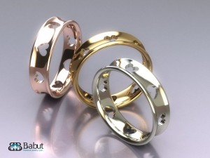 rings weding Modelo 3D