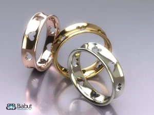rings weding 3D Model