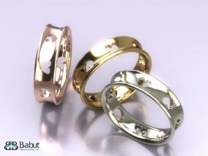 rings weding 3D Model