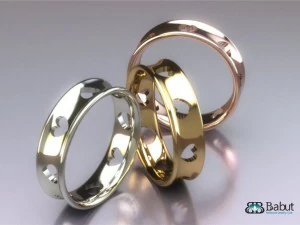 rings weding 3D Model