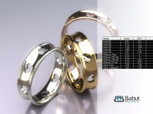 rings weding 3D Model