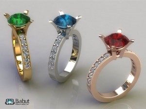 engagement ring 3D Model