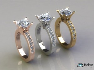 engagement ring 3D Model