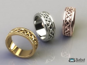 engagement ring 3D 模型