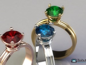 ladies ring Modelo 3D