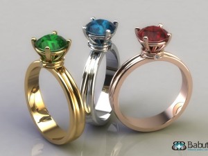 ladies ring Modelo 3D