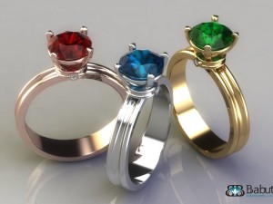 ladies ring Modelo 3D